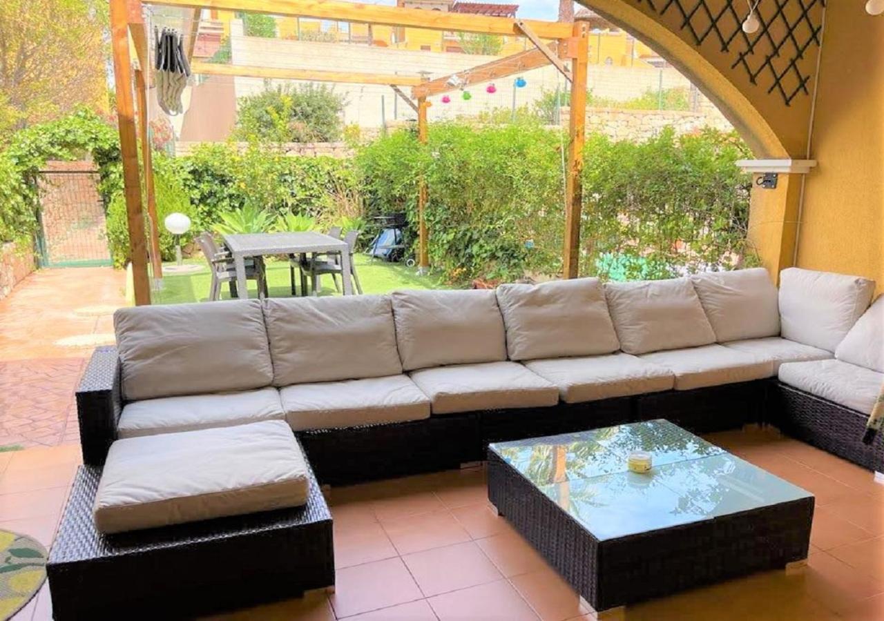 Apartamento con hermoso jardín y AC Isla Plana Exterior foto